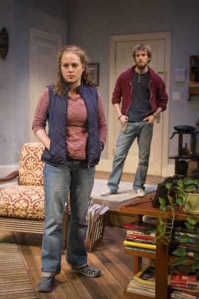 Caroline Neff (Bec) and Josh Salt (Leo) Photo