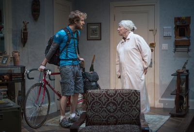 Josh Salt (Leo) and Mary Ann Thebus (Vera) Photo