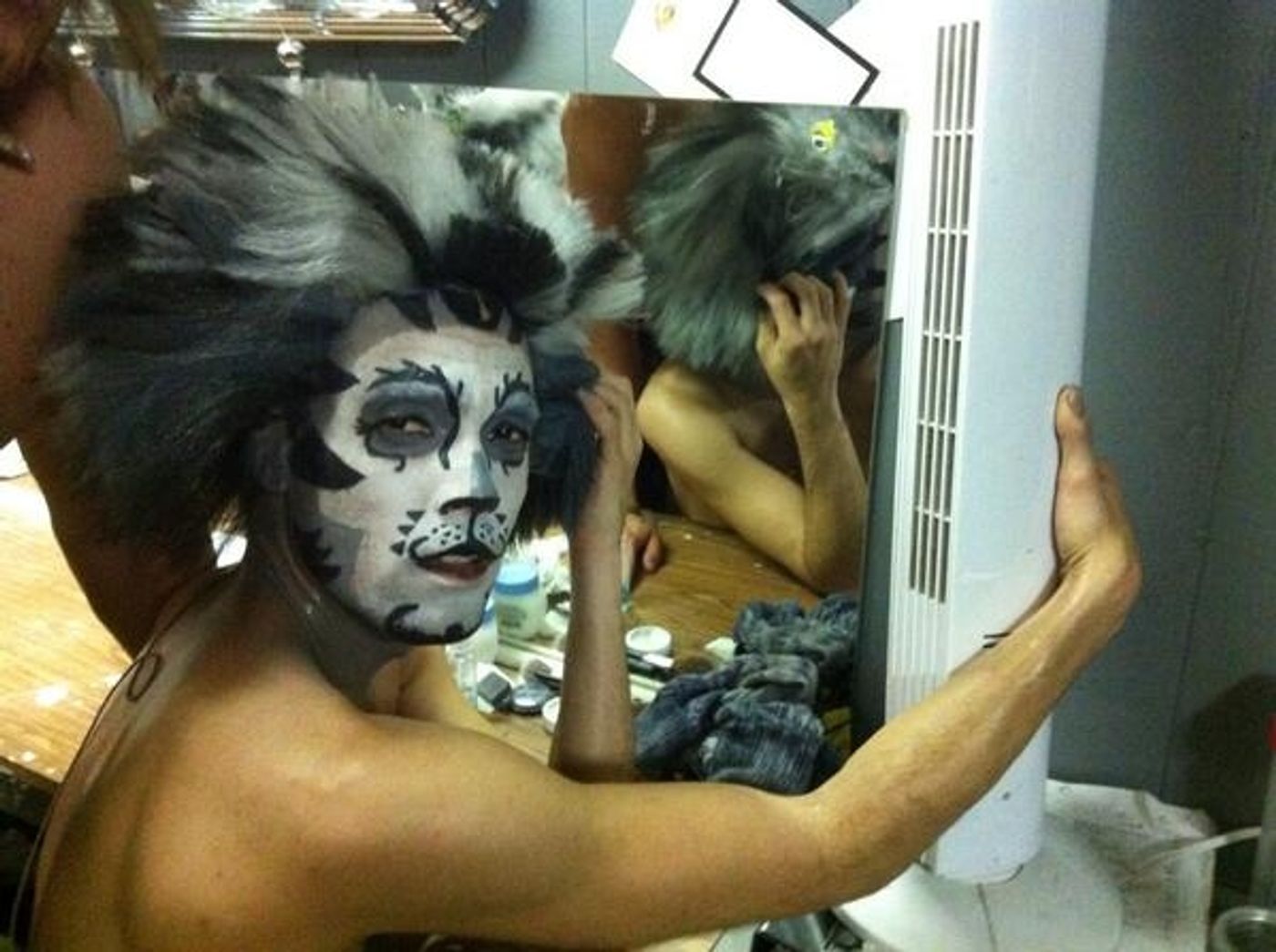 Photo Flash: Saturday Intermission Pics, September 21 - Part 2 - KINKY BOOTS' Annaleigh Ashford & Lena Hall Have a Little Identity Crisis; Plus CINDERELLA & More! Image