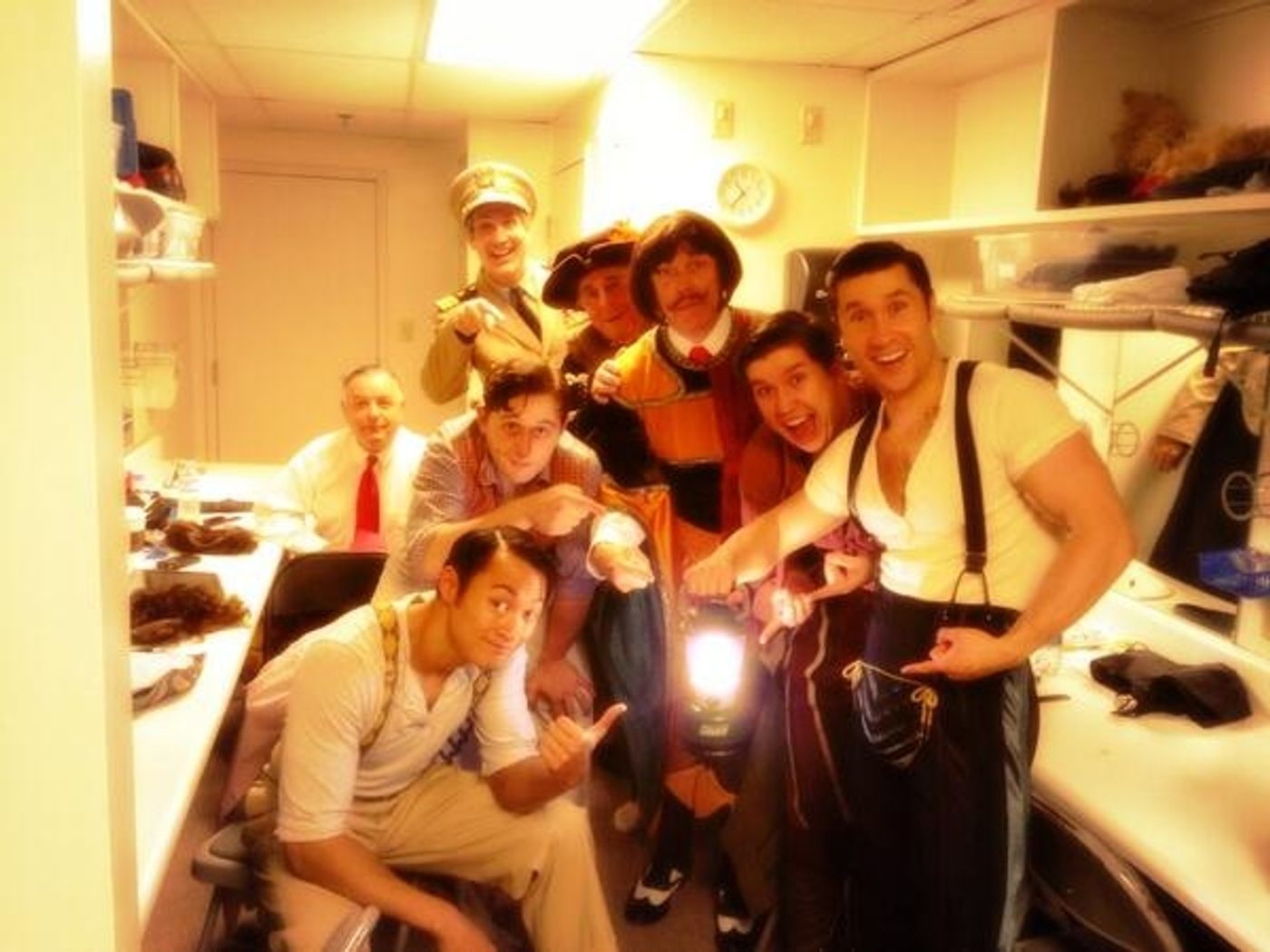 Photo Flash: Saturday Intermission Pics, September 21 - Part 2 - KINKY BOOTS' Annaleigh Ashford & Lena Hall Have a Little Identity Crisis; Plus CINDERELLA & More! Image