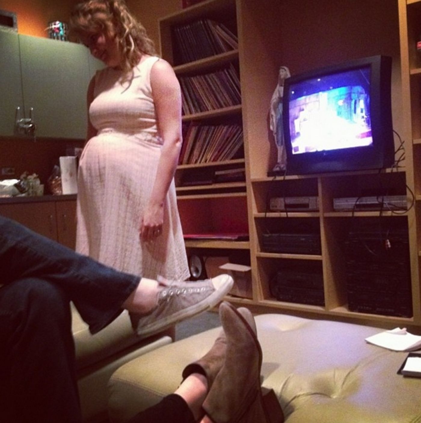 Photo Flash: Saturday Intermission Pics, September 21 - Part 2 - KINKY BOOTS' Annaleigh Ashford & Lena Hall Have a Little Identity Crisis; Plus CINDERELLA & More! Image