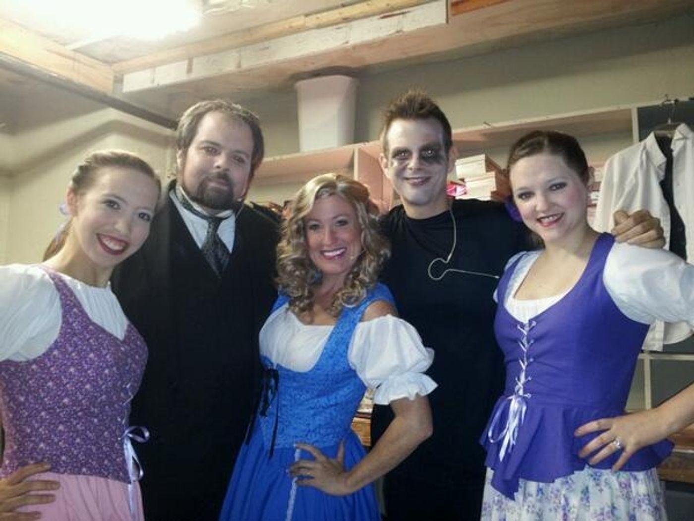 Photo Flash: Saturday Intermission Pics, September 21 - Part 2 - KINKY BOOTS' Annaleigh Ashford & Lena Hall Have a Little Identity Crisis; Plus CINDERELLA & More! Image