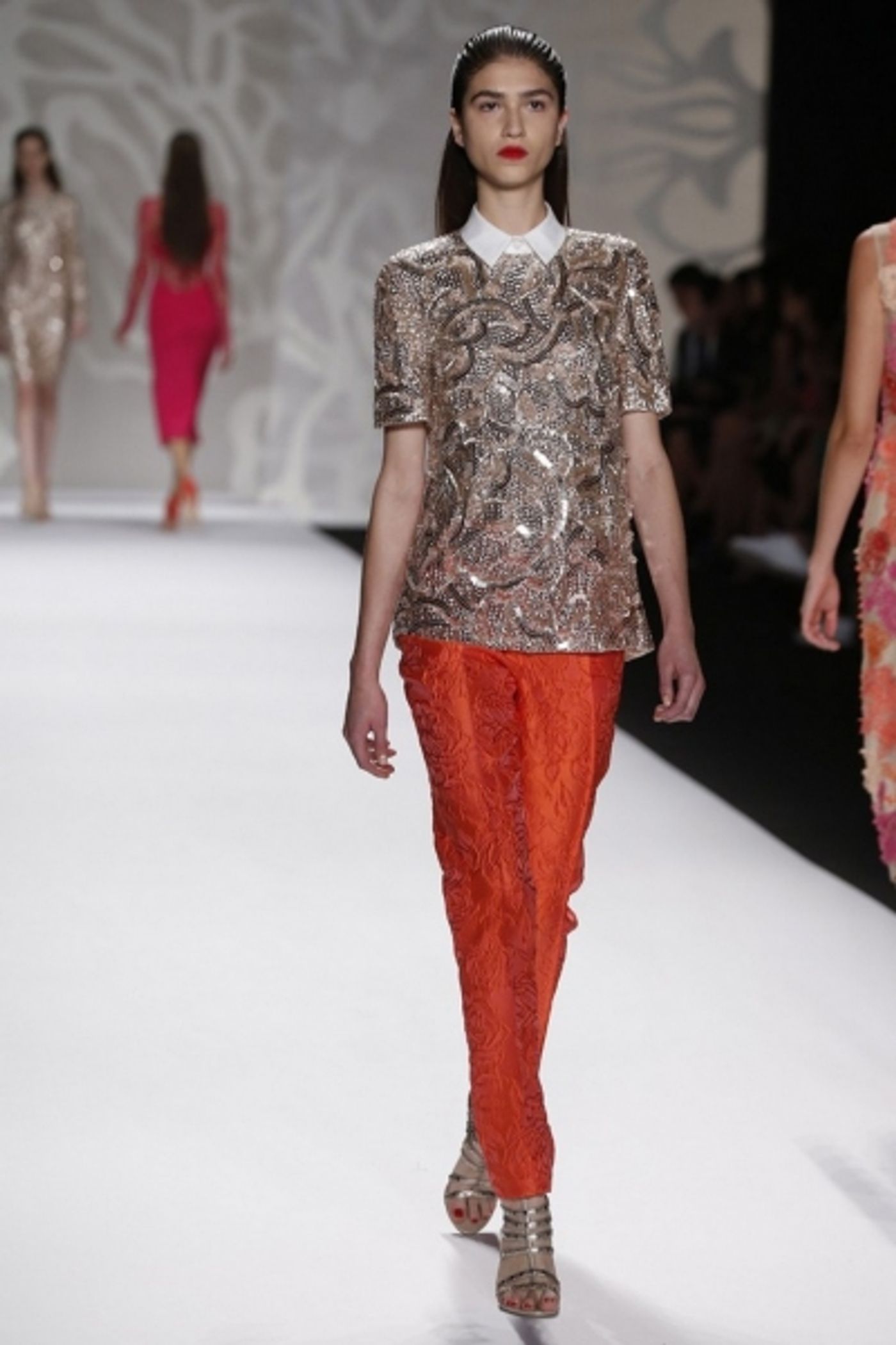 Photo Coverage: Monique Lhuillier S/S 2014 Collection Preview!  Image