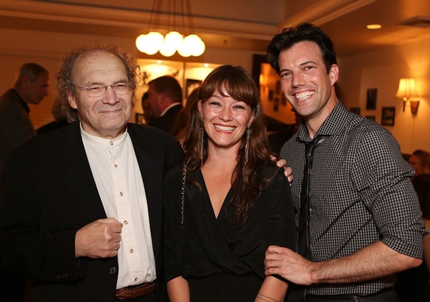 Photo Flash: Peter Dinklage, Jane Kaczmarek & Cast of Center Theatre Group/Mark Taper Forum's HUMOR ABUSE Celebrate Opening Night!  Image