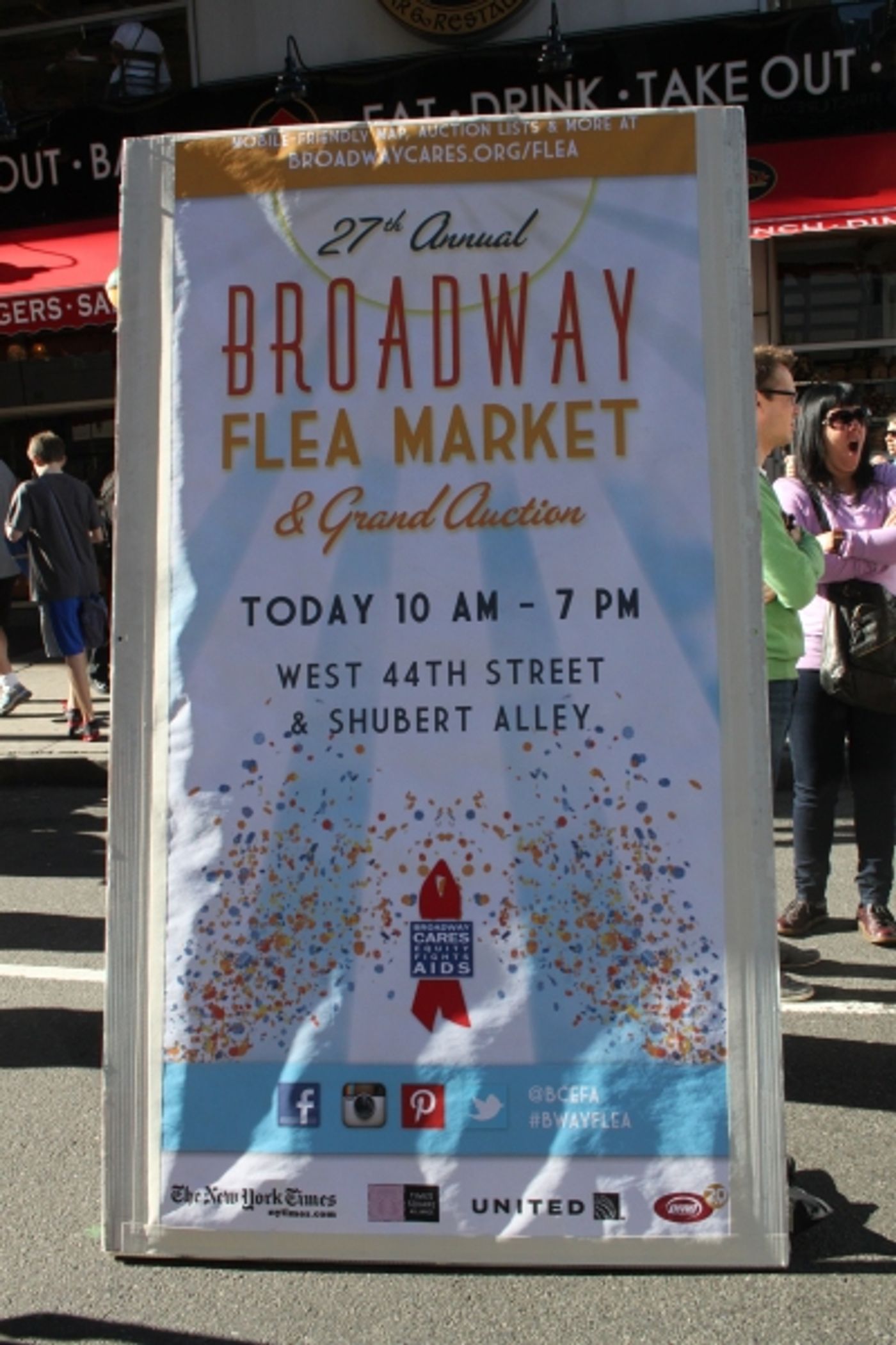 Photo Coverage: BC/EFA 2013 Flea Market Merchandise Tables Photo Coverage: BC/EFA 2013 Flea Market Merchandise Tables Image