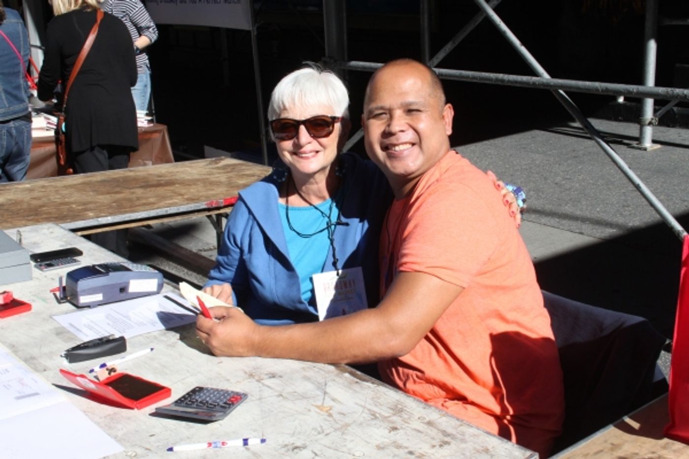 Photo Coverage: BC/EFA 2013 Flea Market Merchandise Tables Photo Coverage: BC/EFA 2013 Flea Market Merchandise Tables Image