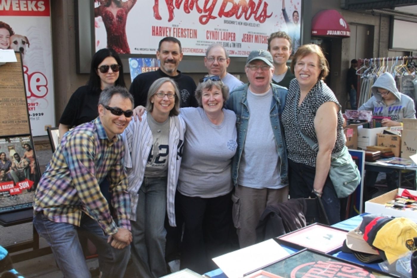 Photo Coverage: BC/EFA 2013 Flea Market Merchandise Tables Photo Coverage: BC/EFA 2013 Flea Market Merchandise Tables Image