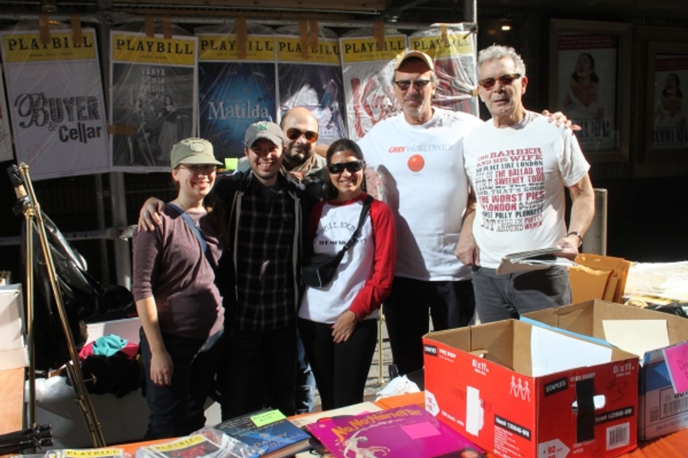Photo Coverage: BC/EFA 2013 Flea Market Merchandise Tables Photo Coverage: BC/EFA 2013 Flea Market Merchandise Tables Image