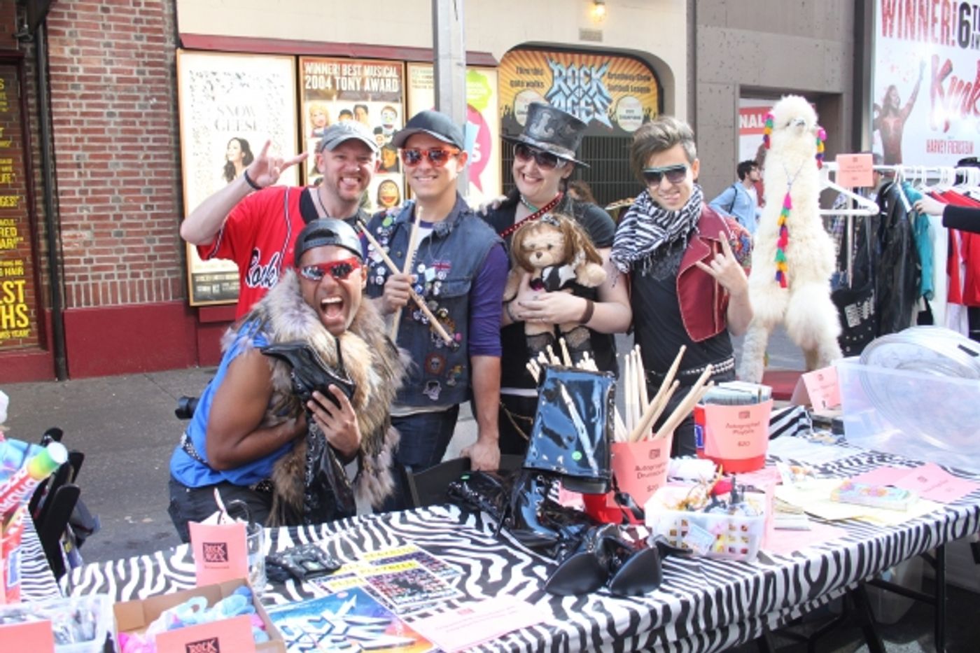 Photo Coverage: BC/EFA 2013 Flea Market Merchandise Tables Photo Coverage: BC/EFA 2013 Flea Market Merchandise Tables Image
