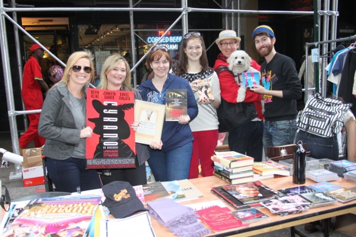 Photo Coverage: BC/EFA 2013 Flea Market Merchandise Tables Photo Coverage: BC/EFA 2013 Flea Market Merchandise Tables Image