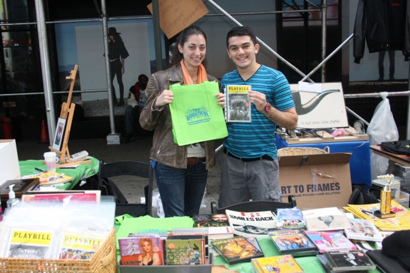 Photo Coverage: BC/EFA 2013 Flea Market Merchandise Tables Photo Coverage: BC/EFA 2013 Flea Market Merchandise Tables Image