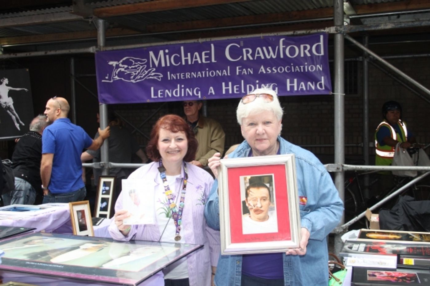 Photo Coverage: BC/EFA 2013 Flea Market Merchandise Tables Photo Coverage: BC/EFA 2013 Flea Market Merchandise Tables Image