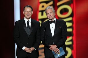 Matt Damon and Michael Douglas Photo