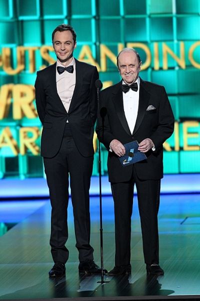 Jim Parsons and Bob Newhart  Photo