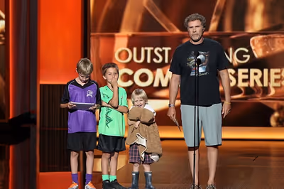 Will Ferrell and kids Photo