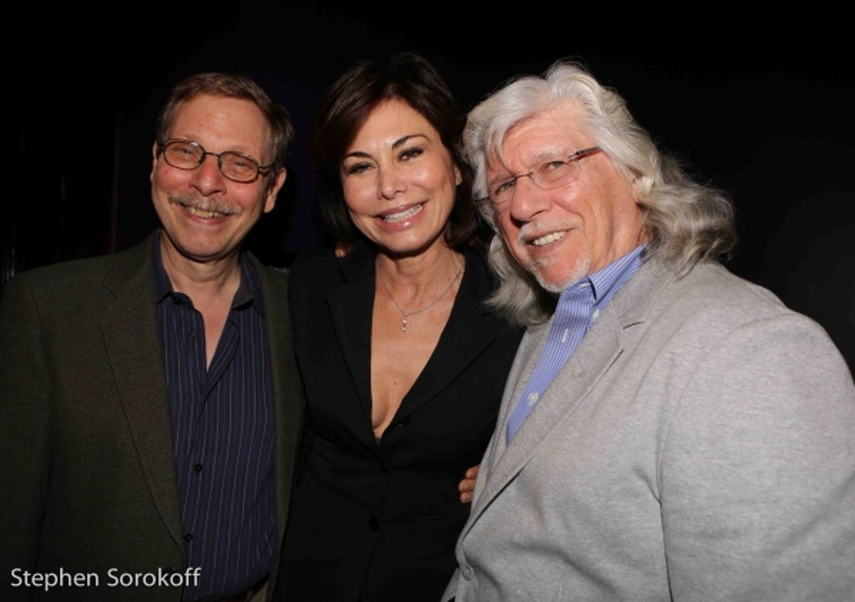 Barry Kleinbort, diredtor, Beth Leavel, Martin Charnin at 