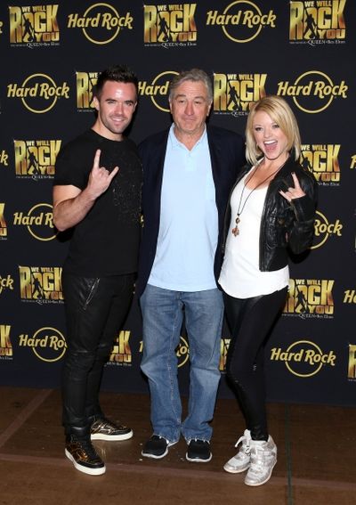 Brian Justin Crum, Robert De Niro and Ruby Lewis Photo