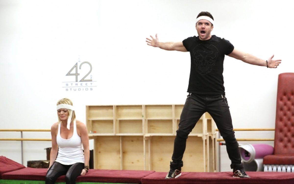 Ruby Lewis and Brian Justin Crum at 