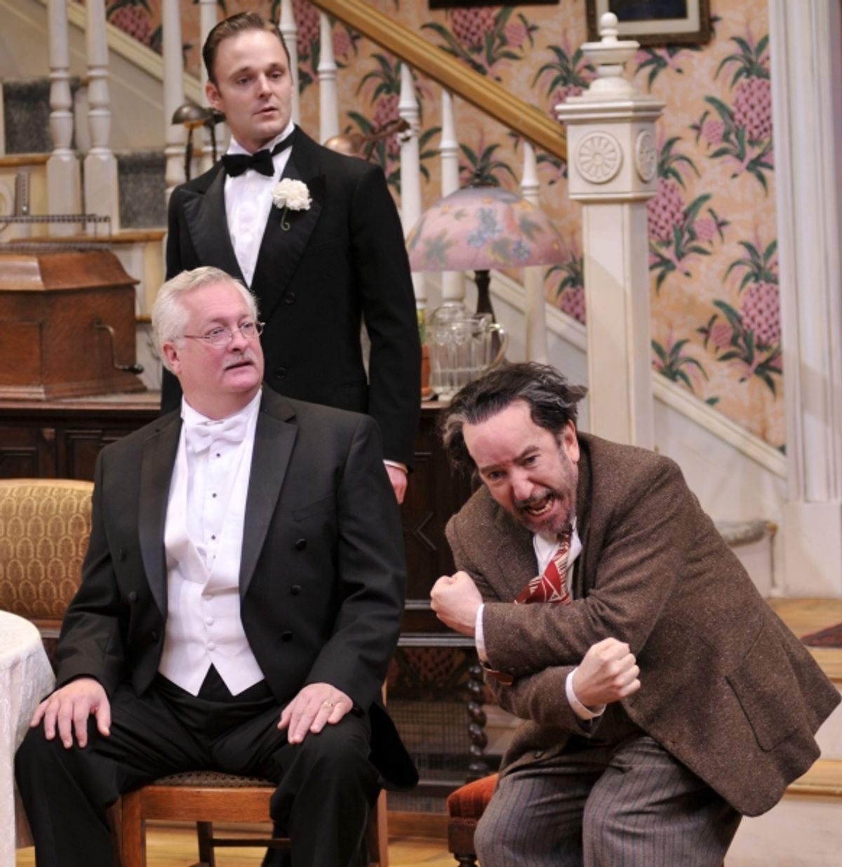 Paul Hope as Mr. Kirby, Jay Sullivan as Tony Kirby and John Tyson as Boris Kolenkhov at 