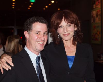 Director Jeff Maynard with Marilu Henner. Photo