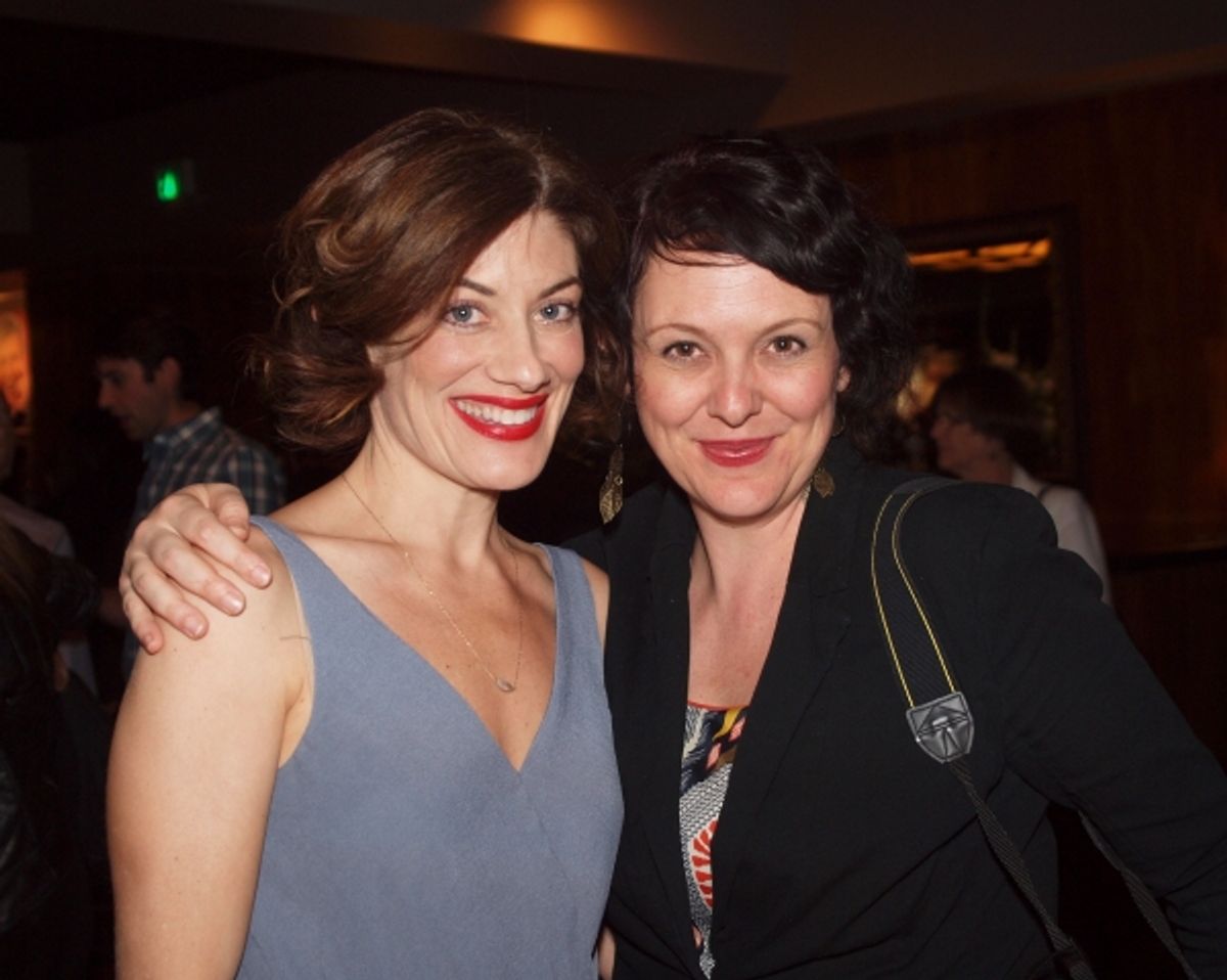 Cate Cohen and Jane Lynch. at 