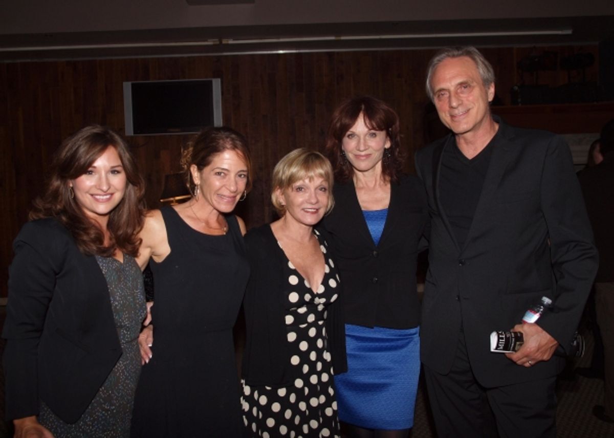 Kallie Quinones, Michelle Azar, Cathy Rigby, Marilu Henner, and Michael Brown. at 