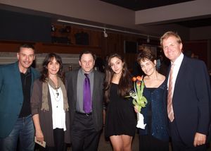 John Mariano, Gina Hecht, Jason Alexander, Cate Caplin, Tom McCoy and friend. Photo