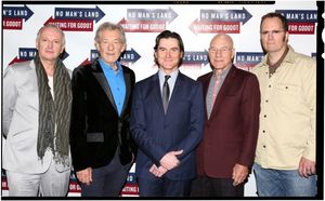 Director Sean Mathias,  Ian McKellen, Billy Crudup, Patrick Stewart & Shuler Hensley  Photo