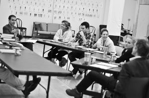 Marc Bruni (director), Liz Larsen (Genie Klein), Jake Epstein (Gerry Goffin), Jessie  Photo