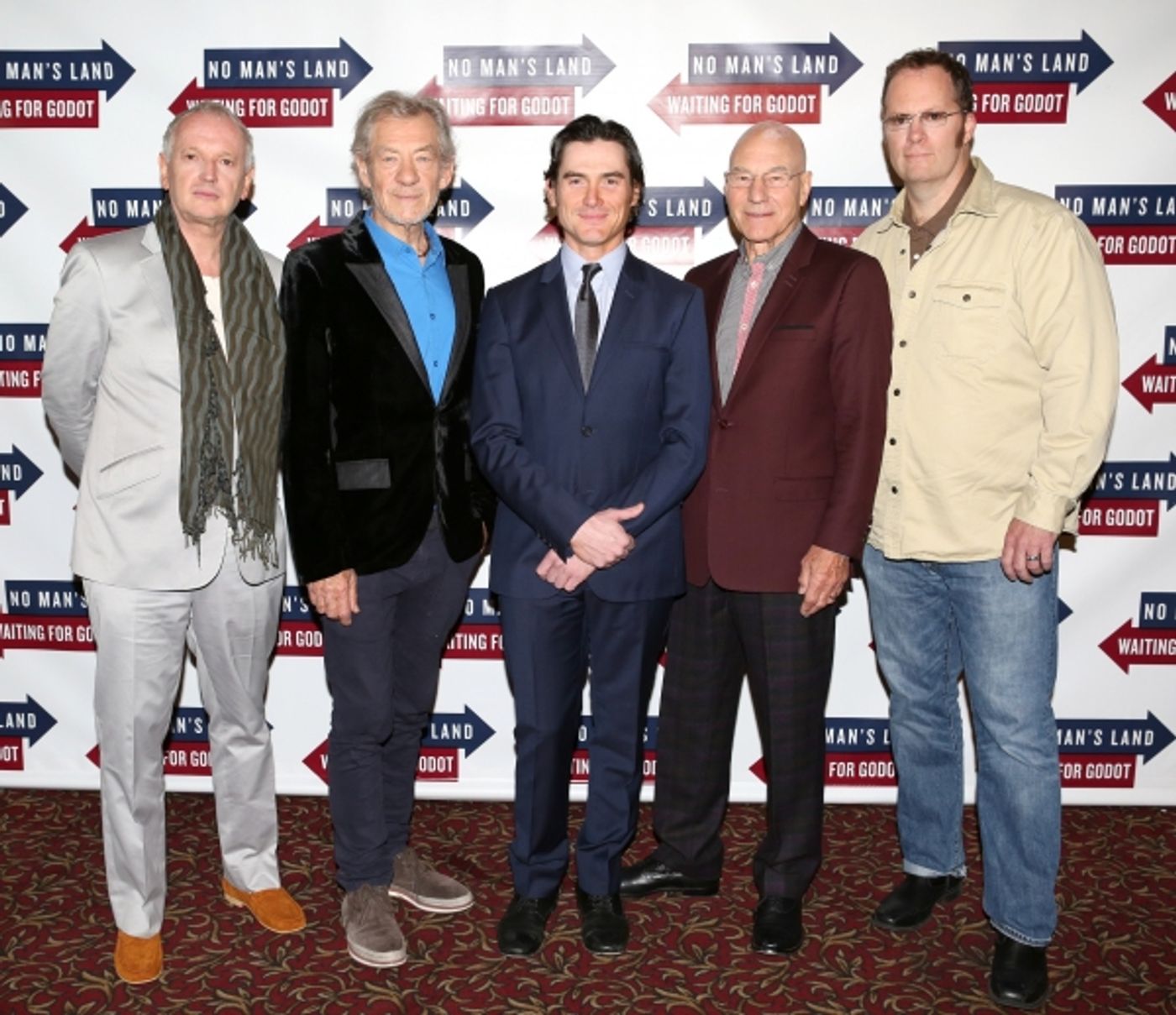 Photo Coverage: Cast of WAITING FOR GODOT and NO MAN'S LAND Meets the Press - McKellen, Stewart & More!  Image