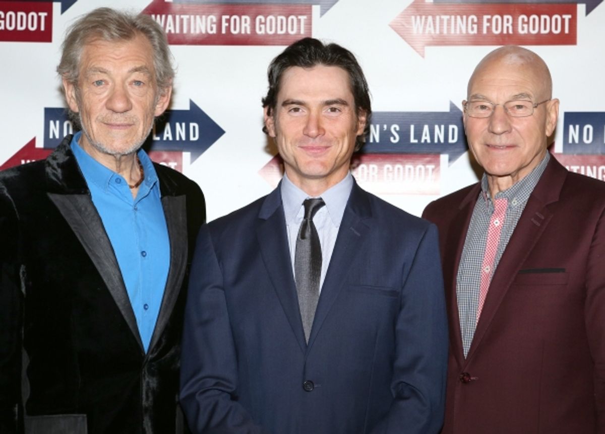 Ian McKellen, Billy Crudup & Patrick Stewart  at 