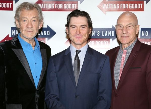 Ian McKellen, Billy Crudup & Patrick Stewart  Photo