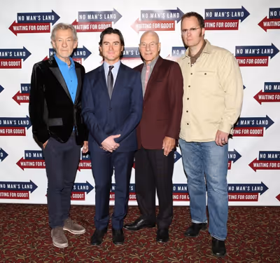 Ian McKellen, Billy Crudup, Patrick Stewart & Shuler Hensley  Photo
