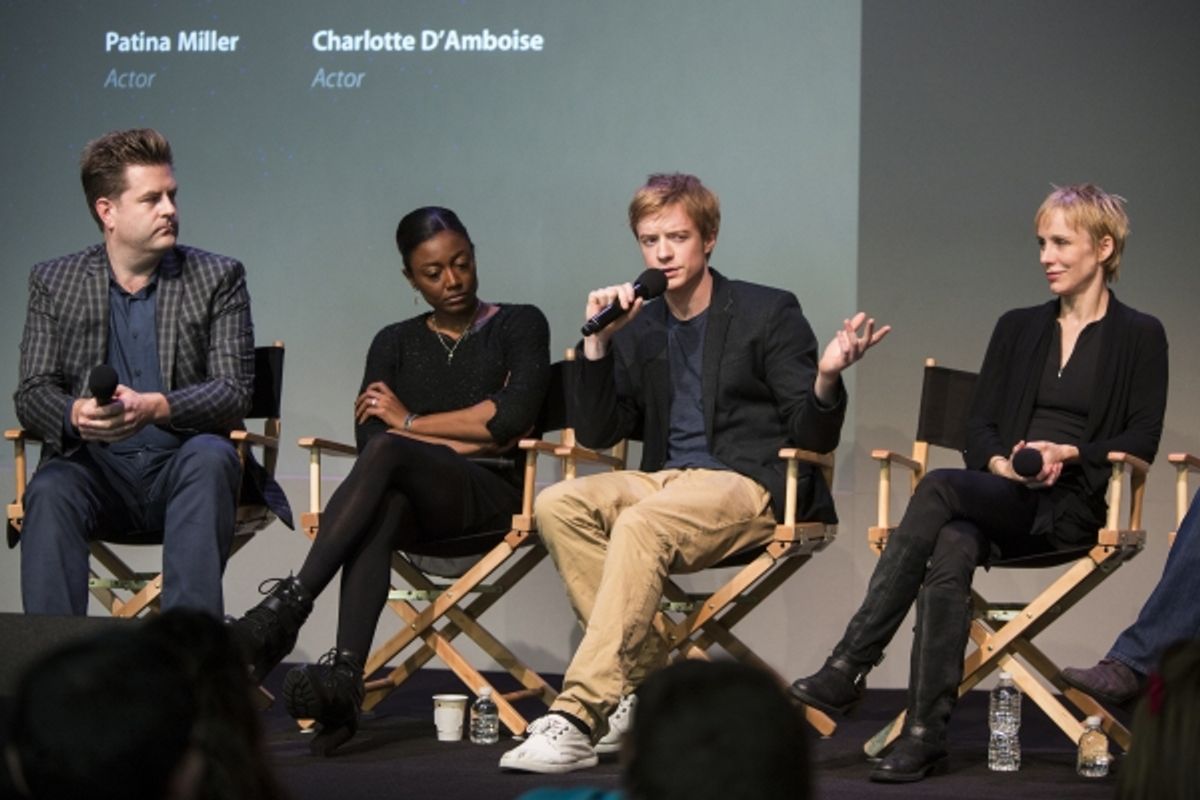 Paul Wontorek, Patina Miller, Matthew James Thomas and Charlotte D''Amboise at 