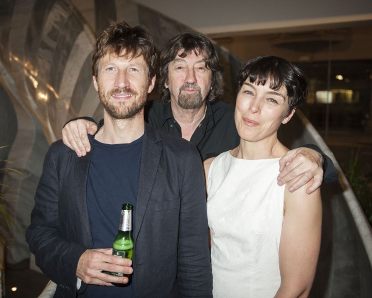 Mark Bazeley (Johan), Trevor Nunn and Olivia Williams (Marianne)  at 