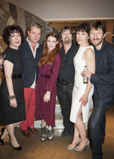 The cast of Scenes from a Marriage with director Trevor Nunn (third from right) Photo
