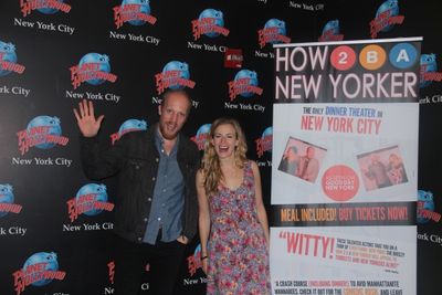 KEVIN JAMES DOYLE and MARGARET COPELAND Celebrate Their Arrival at the New Screening  Photo