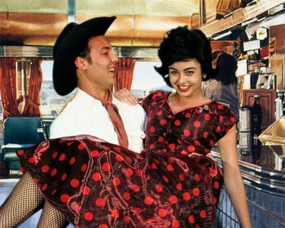 Pacomio Sun as Bo and Shannon Sullivan as Cherie Photo