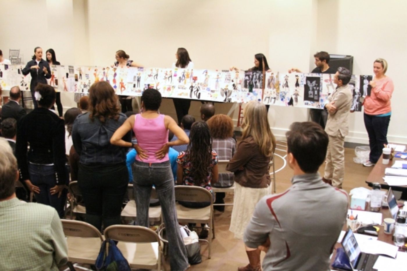 Photo Flash: First Day of Rehearsal at AFTER MIDNIGHT - Dule Hill, Warren Carlyle, Isabel Toledo and More!  Image