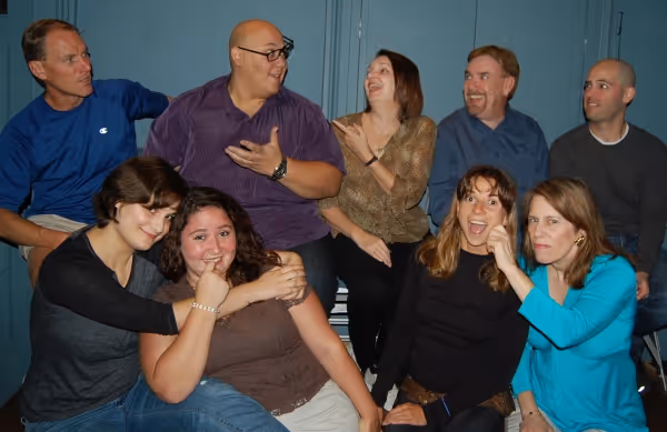 Back row: Owen Sheridan, Leonia; Andrew Reyes, Bogota; Suzanne Renaud, Dumont; Frank  Photo
