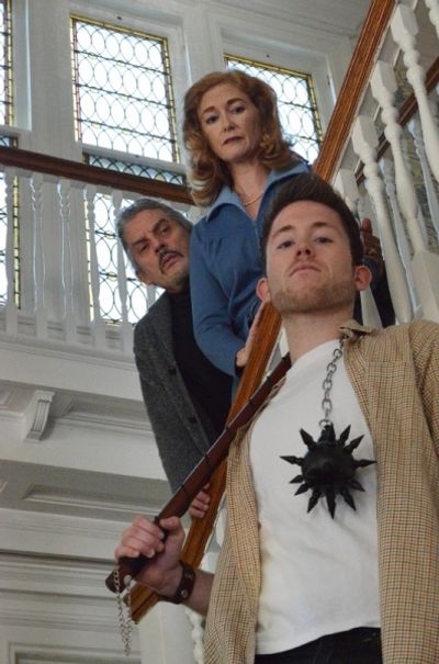  Carl Wallnau as Sidney, Maria Brodeur as Myra, and Jon Mulhearn as Clifford Photo