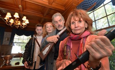  Jon Mulhearn as Clifford, Maria Brodeur as Myra, Carl Wallnau as Sidney, and Colleen Photo