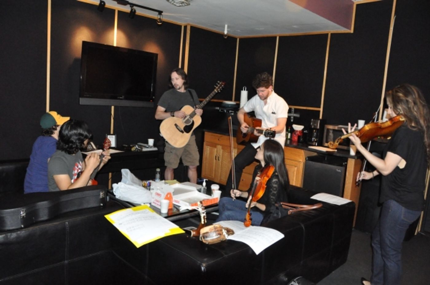 Exclusive Photo Coverage: In the Recording Studio with ONCE for Carols For A Cure Image