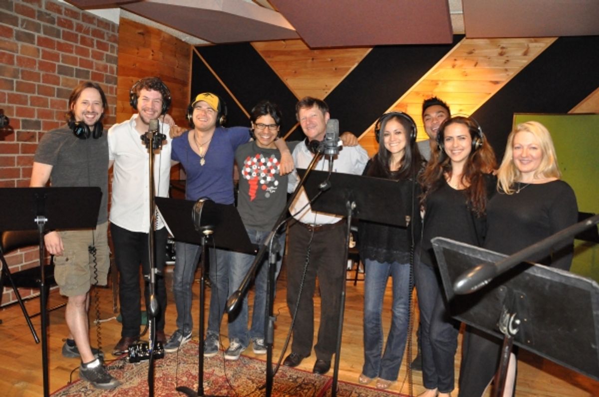 Andros Rodriguez (Engineer) and Lynn Pinto (Producer) join J. Michael Zygo, Adam Wesley Brown, Ari McKay Wilford, Carlos Valdes, Andrea Gross and Erikka Walsh at 