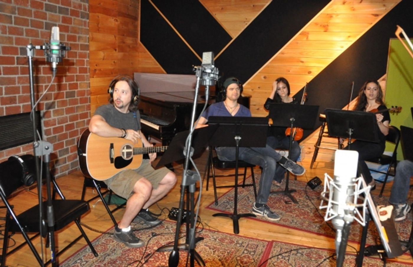Exclusive Photo Coverage: In the Recording Studio with ONCE for Carols For A Cure Image