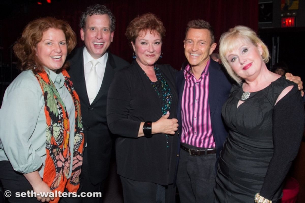 KLea Blackhurst, Billy Stritch, Sharon Montgomery, Jeff Harnar and Sally Mayes at 