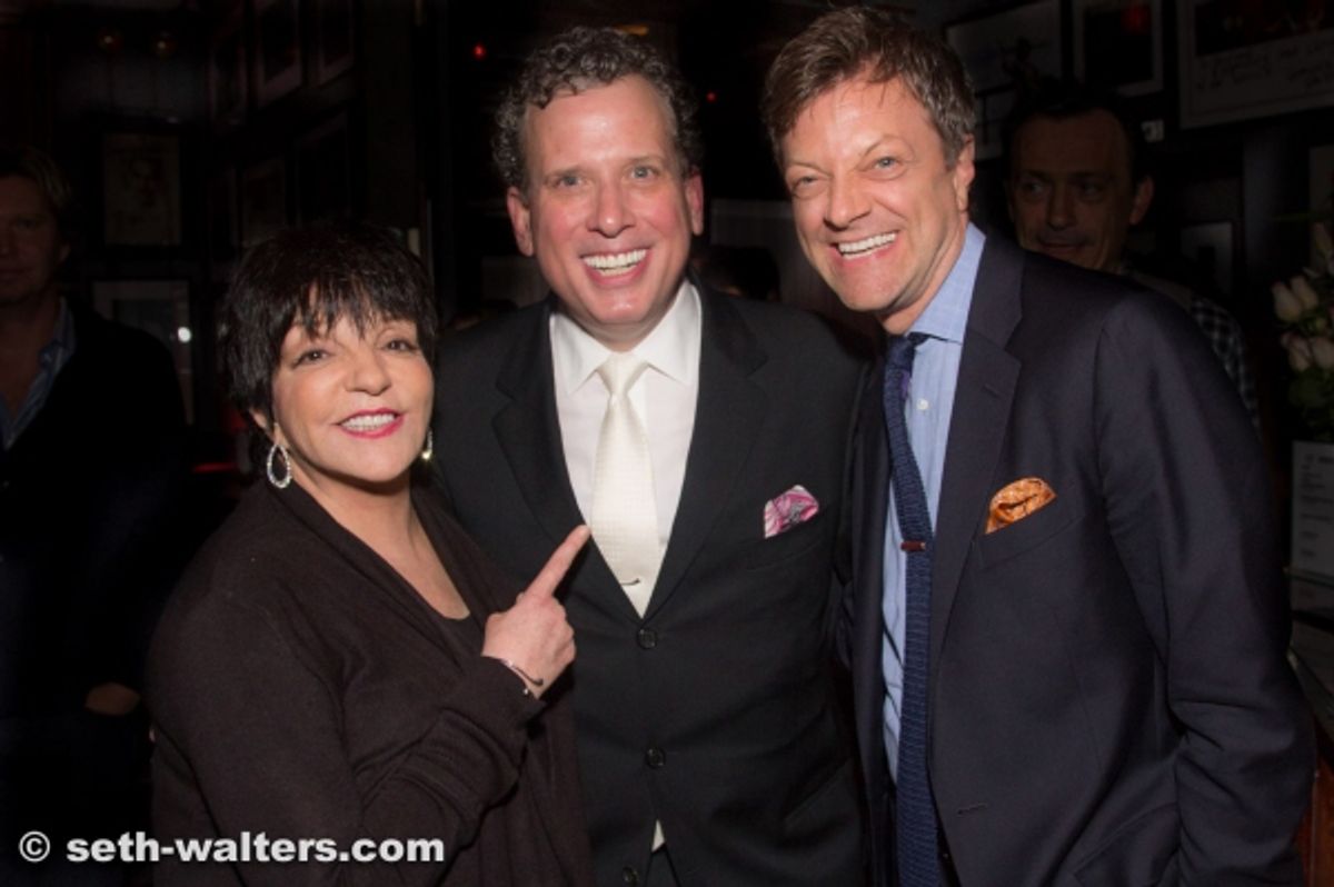 Liza Minnelli, Billy Stritch and Jim Caruso at 
