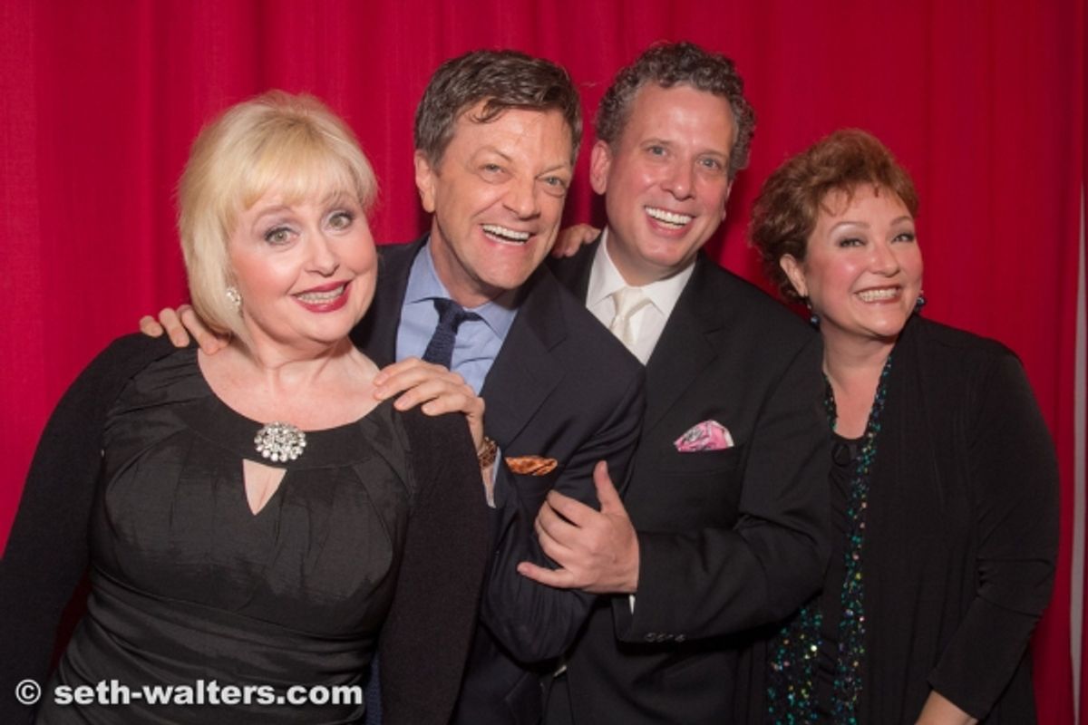 Sally Mayes, Jim Caruso, Billy Stritch and Sharon Montgomery at 