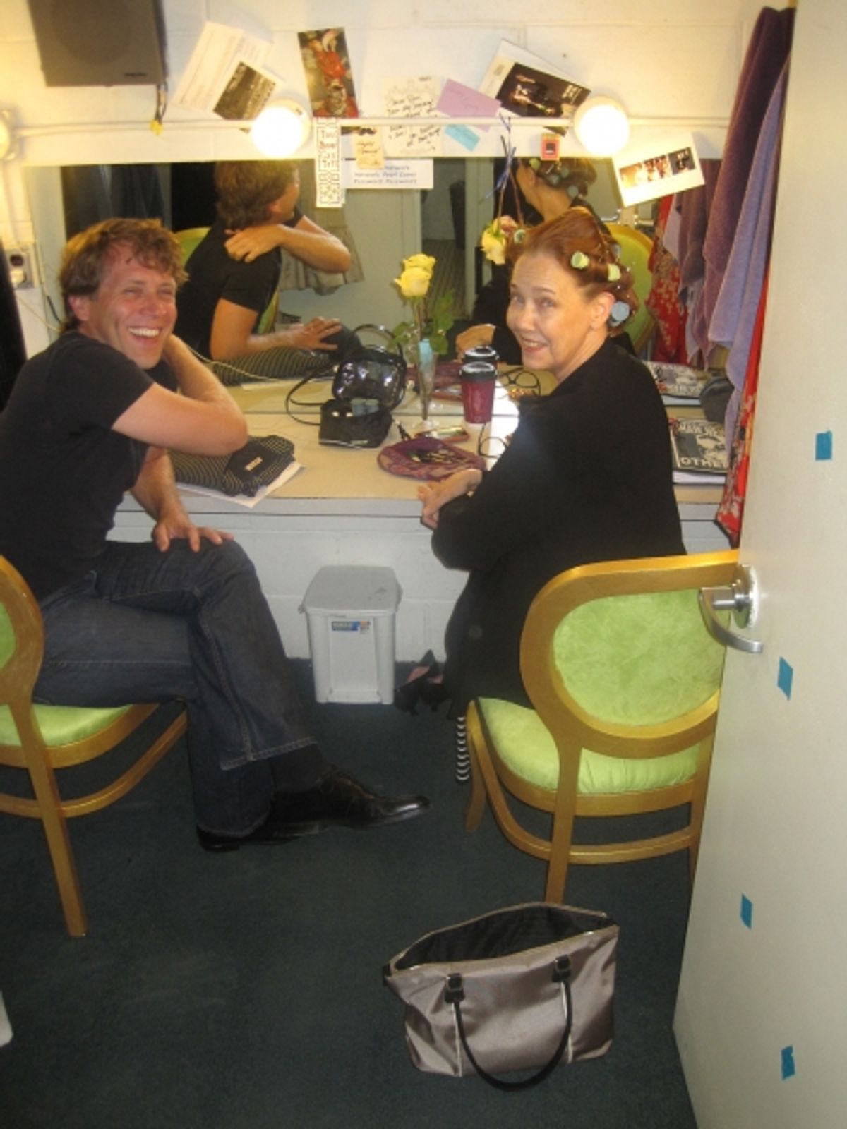 Jeremy Webb, Harriet Harris at 