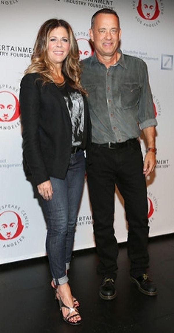 From left, actress Rita Wilson and actor Tom Hanks Photo